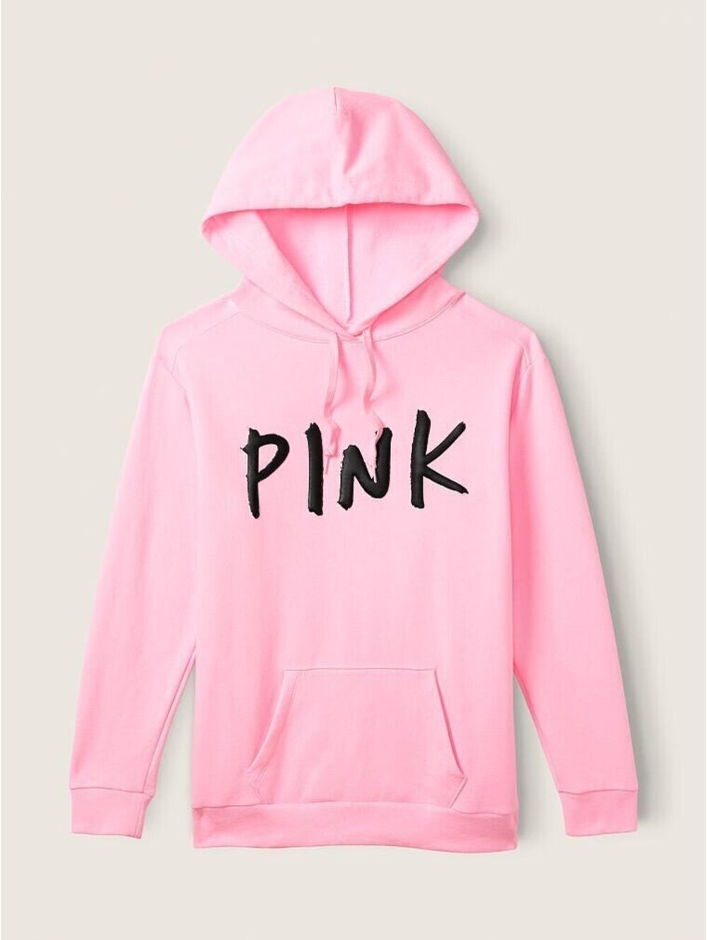Victoria's Secret PINK Pullover Hoodie Kangaroo Pocket Drawstring Hood Size XL
